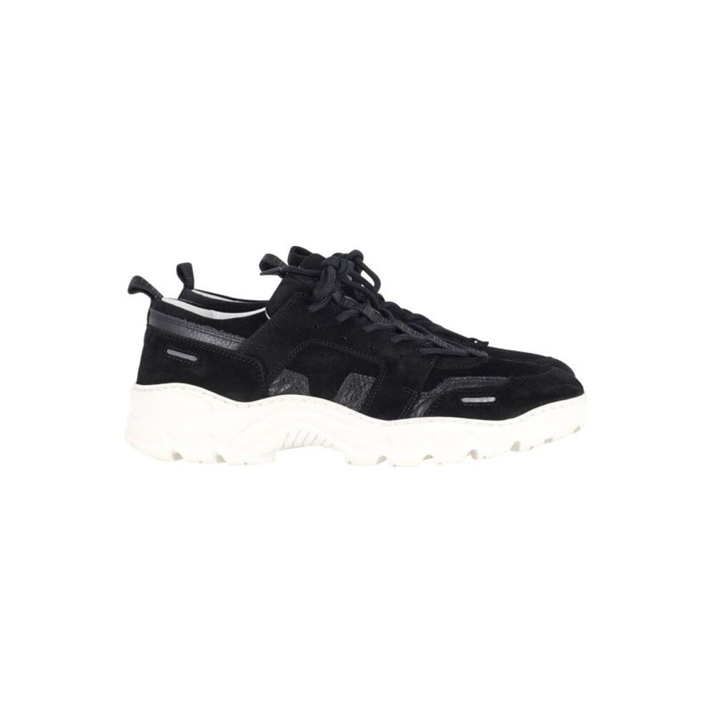 Ami Paris Lucky 9 Sneakers in Black Suede